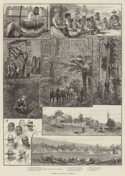 Scènes à Victoria, Australie - Walter Paget